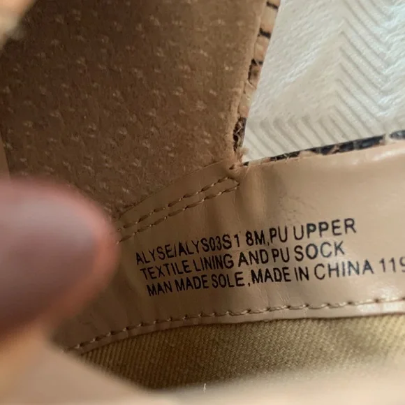 Steve Madden Brown Snakeskin Ankle Booties - Picture 4 of 7